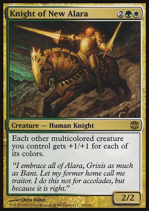 Knight of New Alara, Alara Reborn #70, Magic: The Gathering card