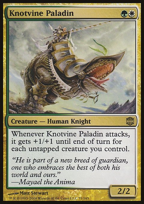 Knotvine Paladin, Alara Reborn #71, Magic: The Gathering card