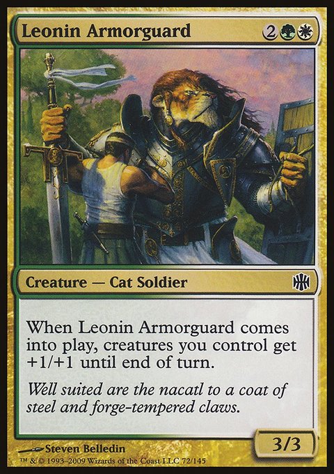 Leonin Armorguard, Alara Reborn #72, Magic: The Gathering card