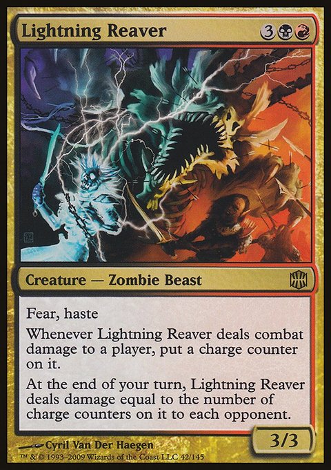 Lightning Reaver, Alara Reborn #42, Magic: The Gathering card
