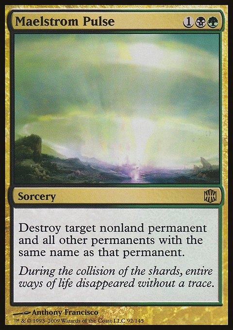 Maelstrom Pulse, Alara Reborn #92, Magic: The Gathering card