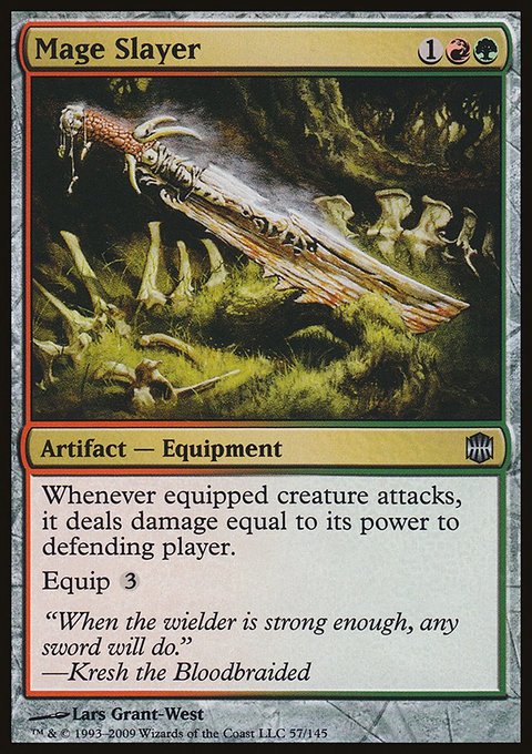 Mage Slayer, Alara Reborn #57, Magic: The Gathering card
