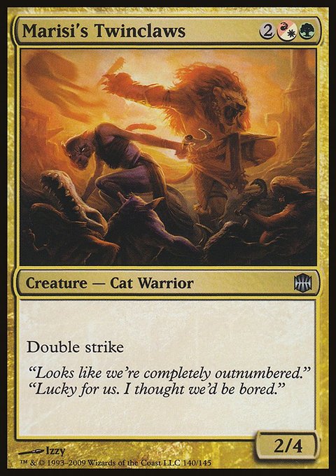 Marisi's Twinclaws, Alara Reborn #140, Magic: The Gathering card