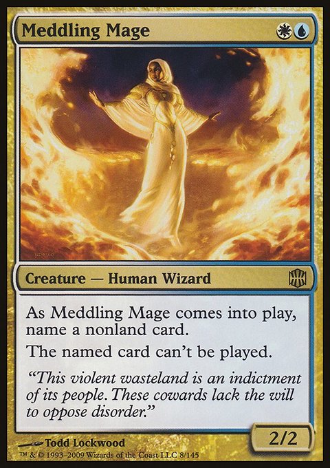 Meddling Mage, Alara Reborn #8, Magic: The Gathering card
