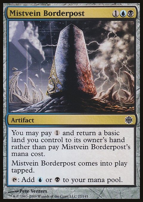 Mistvein Borderpost, Alara Reborn #27, Magic: The Gathering card