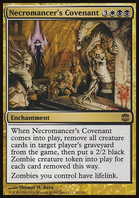 Necromancer's Covenant, Alara Reborn #82, Magic: The Gathering card