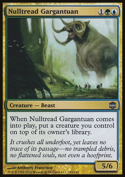 Nulltread Gargantuan, Alara Reborn #102, Magic: The Gathering card