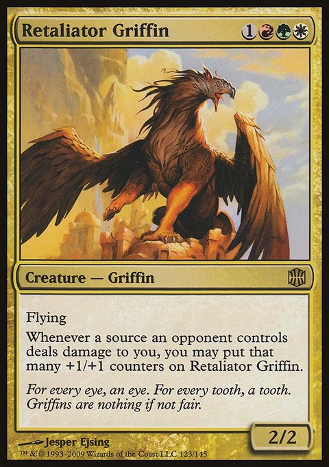 Retaliator Griffin, Alara Reborn #123, Magic: The Gathering card