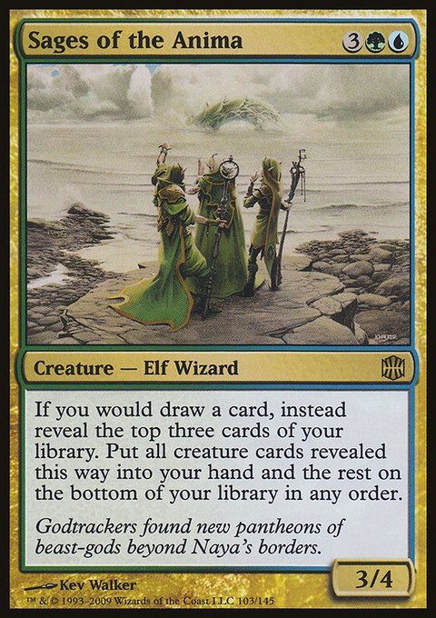 Sages of the Anima, Alara Reborn #103, Magic: The Gathering card