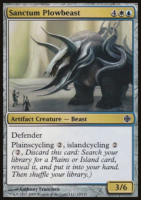 Sanctum Plowbeast, Alara Reborn #10, Magic: The Gathering card