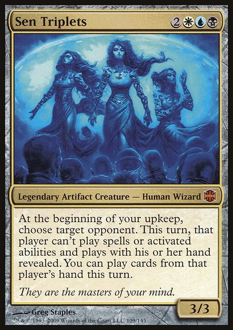 Sen Triplets, Alara Reborn #109, Magic: The Gathering card