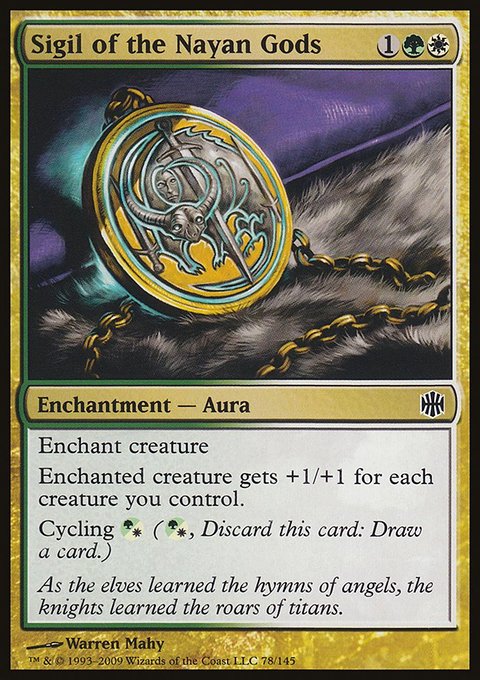 Sigil of the Nayan Gods, Alara Reborn #78, Magic: The Gathering card