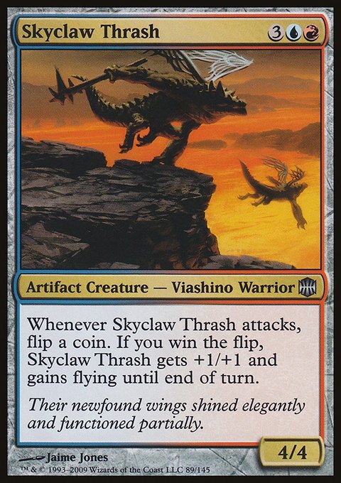 Skyclaw Thrash, Alara Reborn #89, Magic: The Gathering card