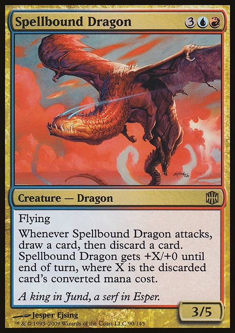 Spellbound Dragon, Alara Reborn #90, Magic: The Gathering card