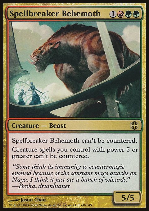 Spellbreaker Behemoth, Alara Reborn #60, Magic: The Gathering card