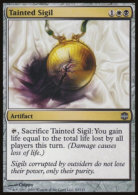 Tainted Sigil, Alara Reborn #83, Magic: The Gathering card