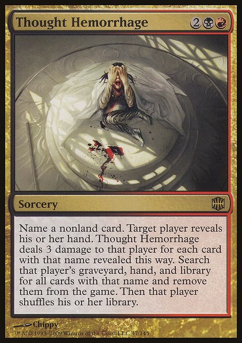 Thought Hemorrhage, Alara Reborn #47, Magic: The Gathering card