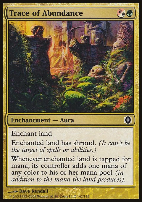Trace of Abundance, Alara Reborn #142, Magic: The Gathering card