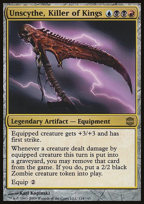 Unscythe, Killer of Kings, Alara Reborn #114, Magic: The Gathering card
