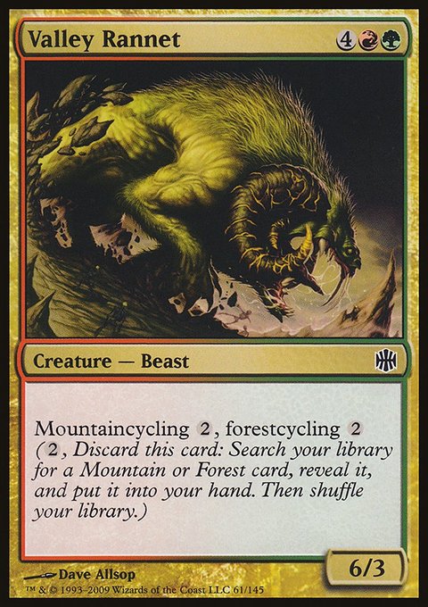Valley Rannet, Alara Reborn #61, Magic: The Gathering card