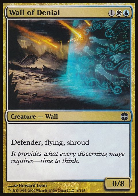 Wall of Denial, Alara Reborn #16, Magic: The Gathering card