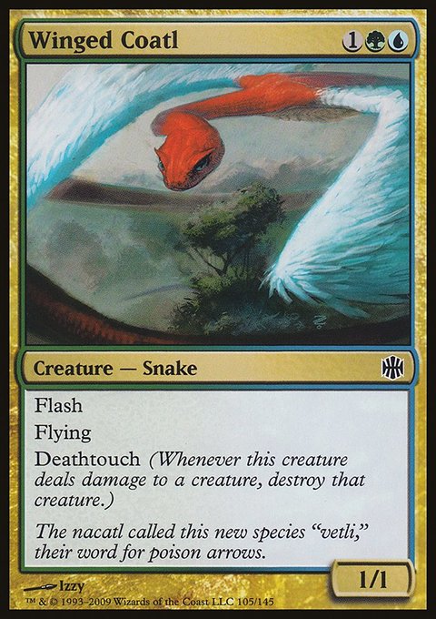 Winged Coatl, Alara Reborn #105, Magic: The Gathering card
