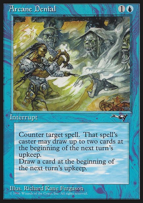 Arcane Denial, Alliances #22b, Magic: The Gathering card