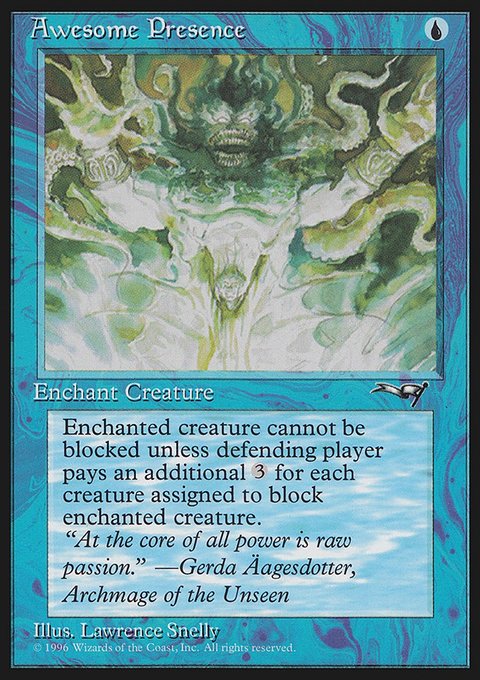 Awesome Presence, Alliances #23a, Magic: The Gathering card