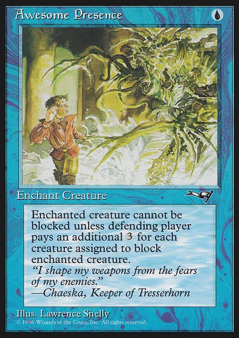 Awesome Presence, Alliances #23b, Magic: The Gathering card