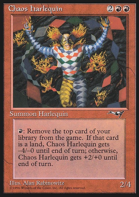 Chaos Harlequin, Alliances #69, Magic: The Gathering card