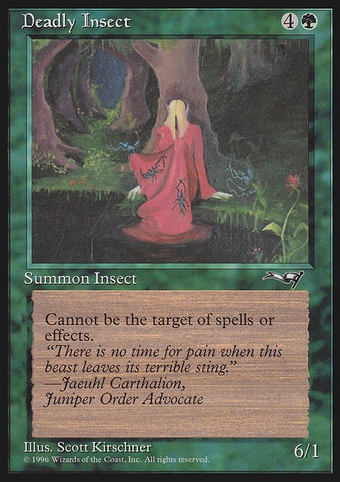 Deadly Insect, Alliances #86b, Magic: The Gathering card