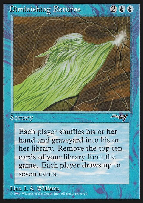Diminishing Returns, Alliances #26, Magic: The Gathering card