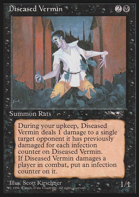 Diseased Vermin, Alliances #46, Magic: The Gathering card