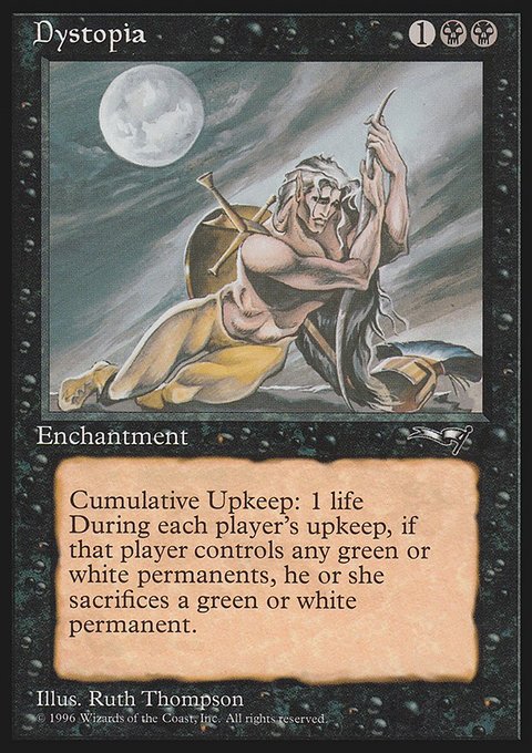 Dystopia, Alliances #47, Magic: The Gathering card