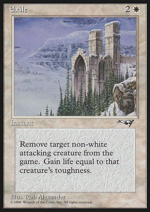 Exile, Alliances #3, Magic: The Gathering card