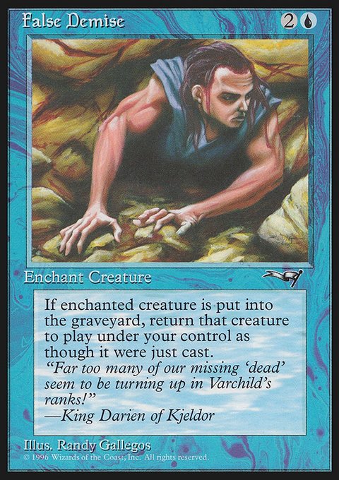 False Demise, Alliances #27a, Magic: The Gathering card