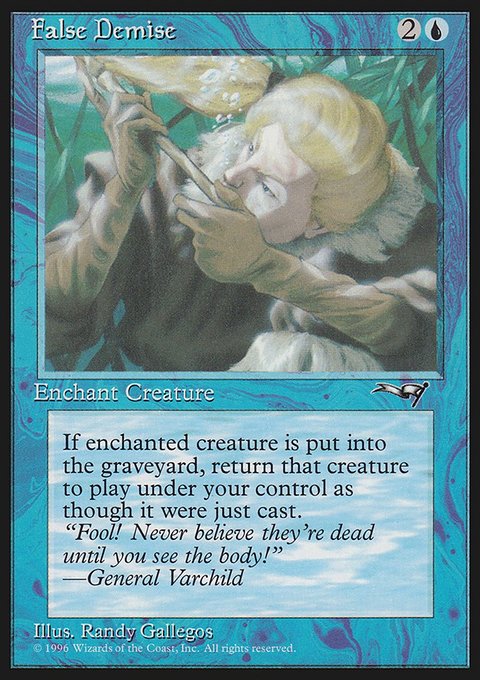 False Demise, Alliances #27b, Magic: The Gathering card