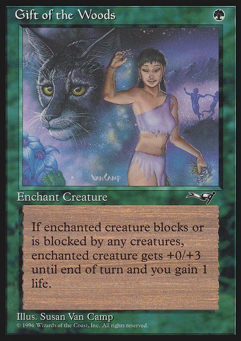 Gift of the Woods, Alliances #92a, Magic: The Gathering card