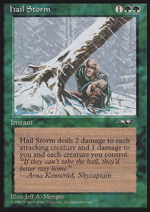 Hail Storm, Alliances #95, Magic: The Gathering card