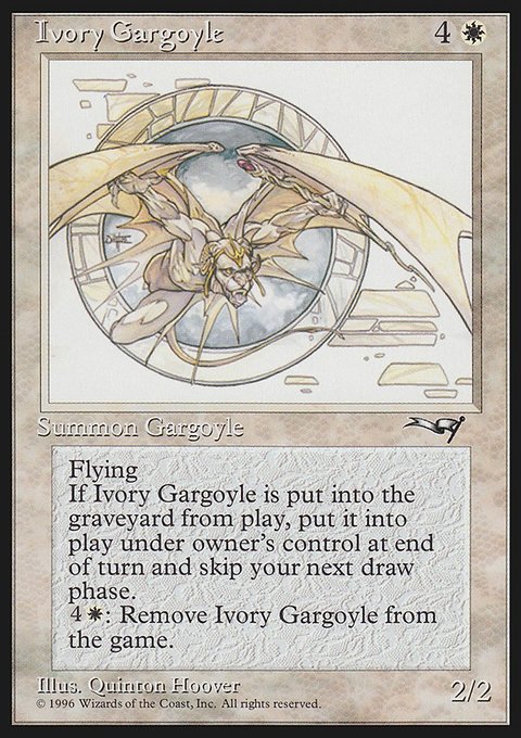 Ivory Gargoyle, Alliances #5, Magic: The Gathering card