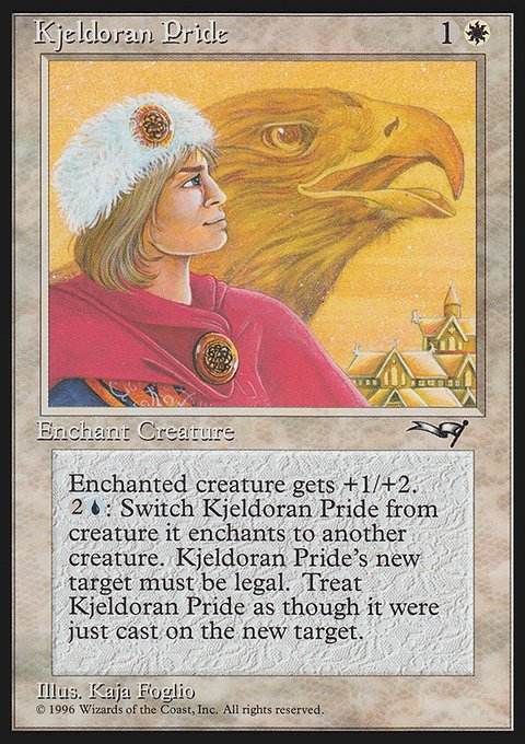 Kjeldoran Pride, Alliances #9a, Magic: The Gathering card