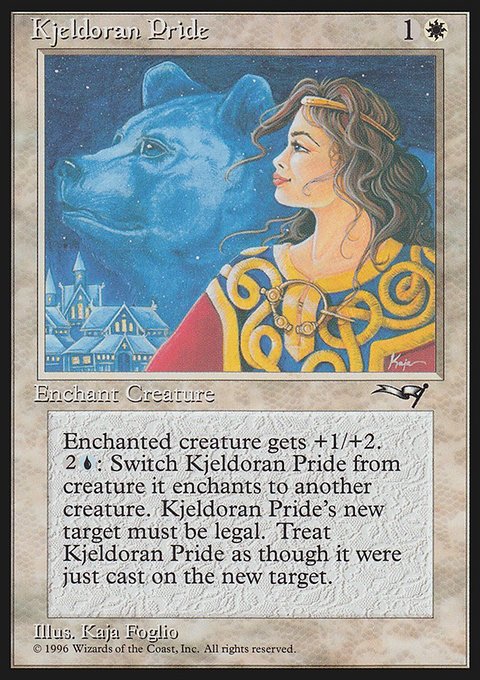 Kjeldoran Pride, Alliances #9b, Magic: The Gathering card