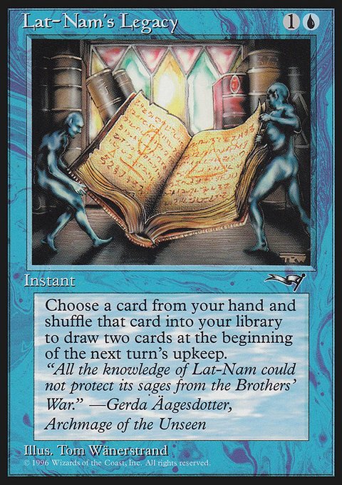 Lat-Nam's Legacy, Alliances #30b, Magic: The Gathering card