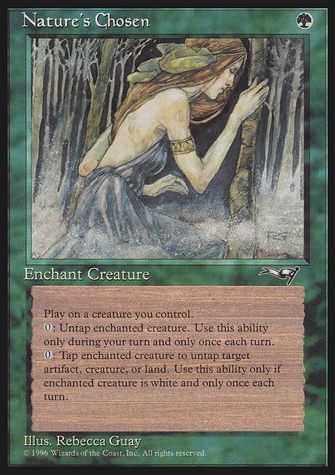 Nature's Chosen, Alliances #97, Magic: The Gathering card