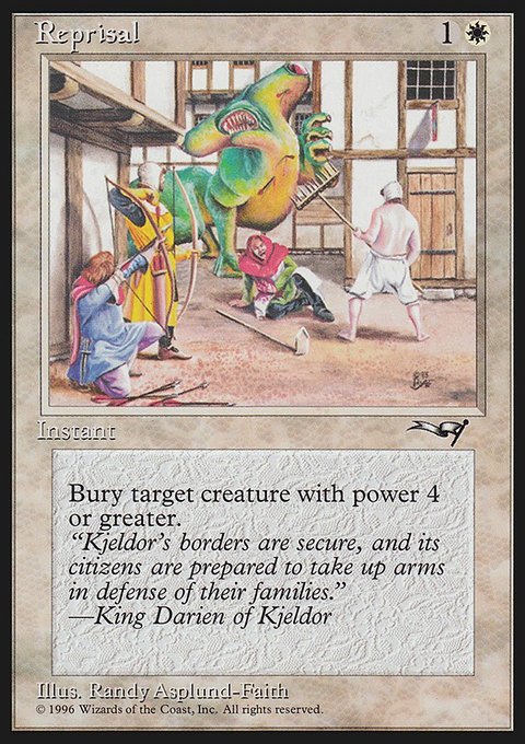 Reprisal, Alliances #13b, Magic: The Gathering card