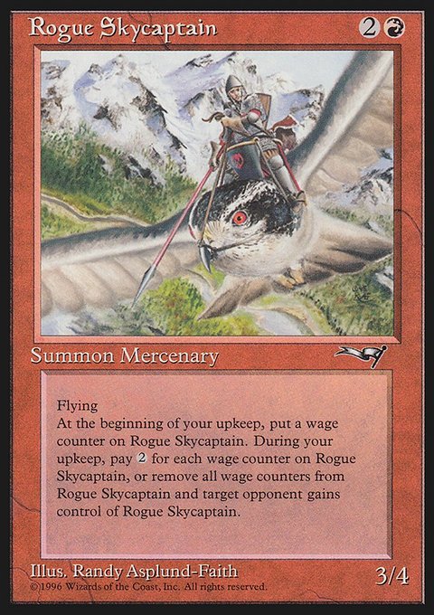 Rogue Skycaptain, Alliances #79, Magic: The Gathering card