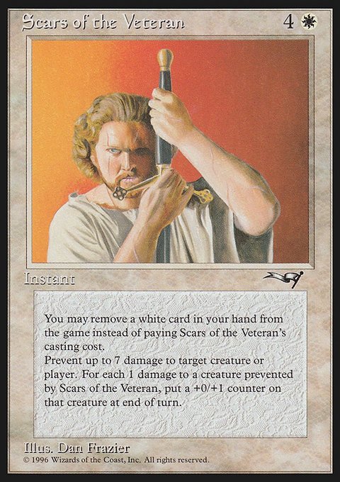 Scars of the Veteran, Alliances #16, Magic: The Gathering card