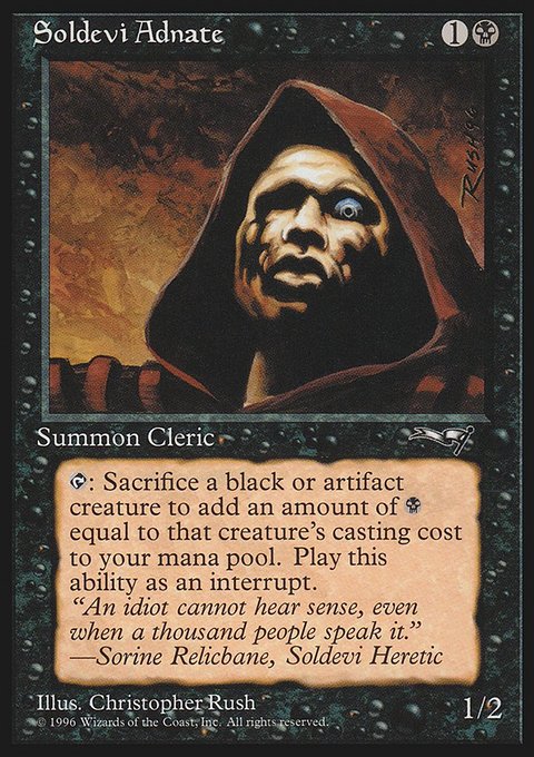Soldevi Adnate, Alliances #60b, Magic: The Gathering card