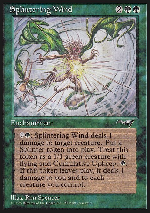 Splintering Wind, Alliances #99, Magic: The Gathering card