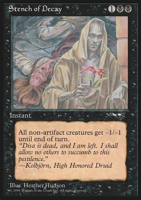 Stench of Decay, Alliances #61a, Magic: The Gathering card